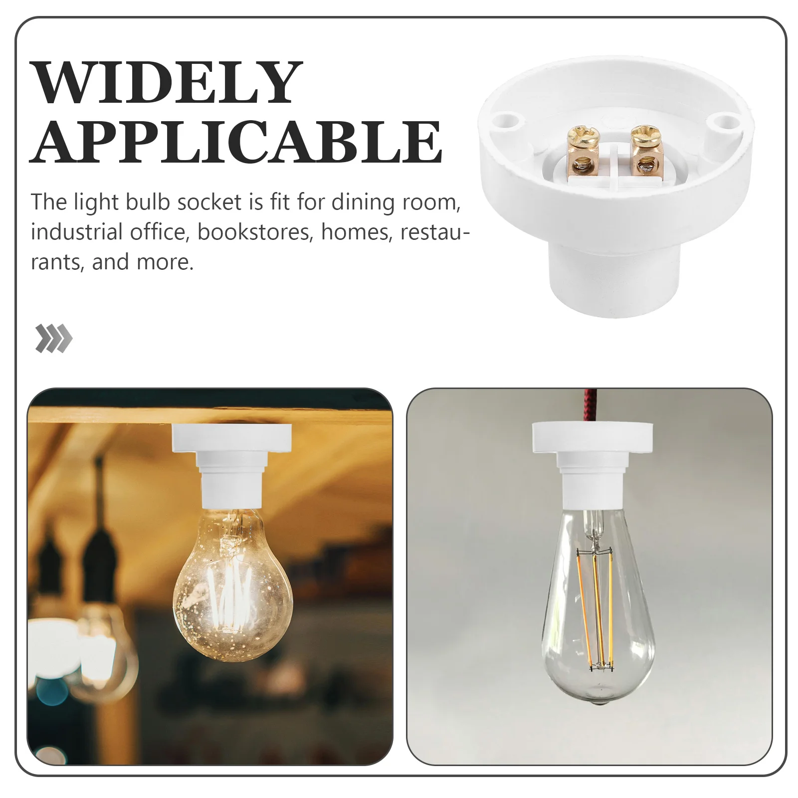 Lamp Holder Light Socket Lamps Base Small Bulbs Household PC Screw Lighting Accessories