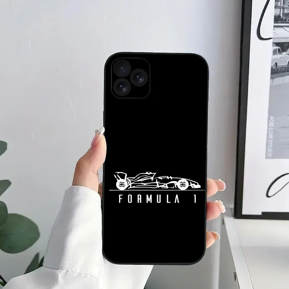 F1 Race Track Prints Phone Case For iPhone 15 14 13 12 11 8 Mini Xr Xs X Xsmax Pro Max Plus Shell