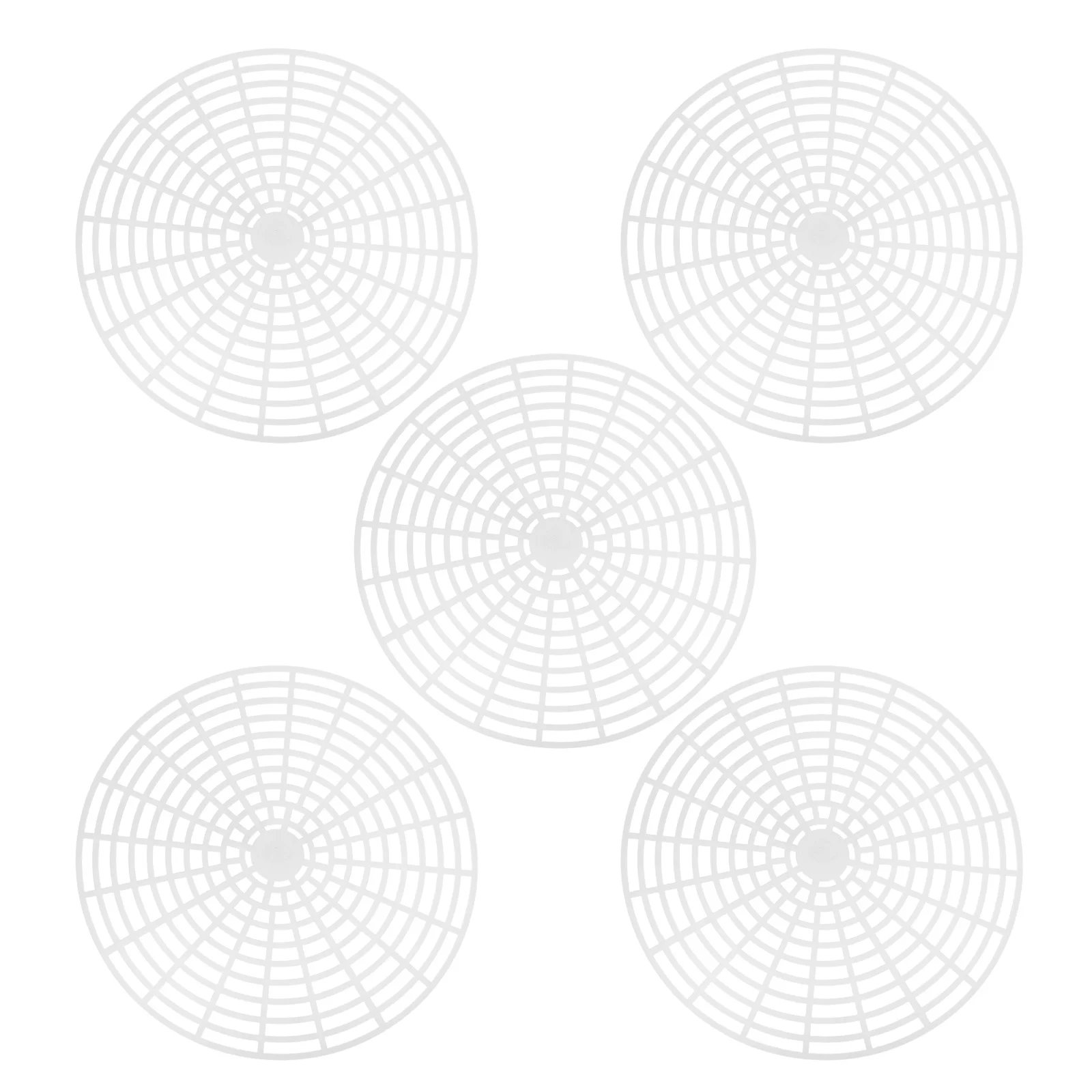 

5Pcs Fermenting Presser Plate 22Cm Plastic Pickle Jar Press Wide Mouth Jar Vegetable Press Plate Mesh Canning Fermentation Tool