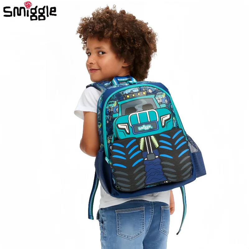 Genuine Australia Smiggle Children Student School Bag Meal Bag Pen Case Double Shoulder Backpack Student Gift in stock