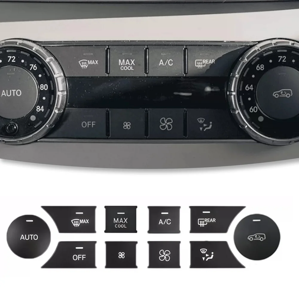 For Mercedes Benz AC Air Conditioning Button Climate Control Switch Button for W204 X204 W218 W166 W292 W463 W231 Replacement