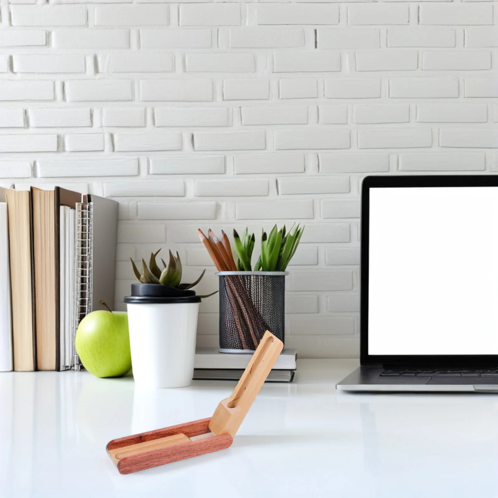 

Solid Wood Pen Box Vintage Wooden Pencil Case For Fountain Pens Desk Organizer Office School Storage Holder Stationery Container