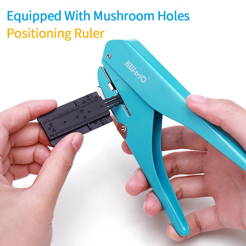 

Mushroom Hole Punching Machine Loose Leaf Book Binding Machine A4 A5 A6 Notebook Manual Press Punching Tool Paper Puncher 타공판