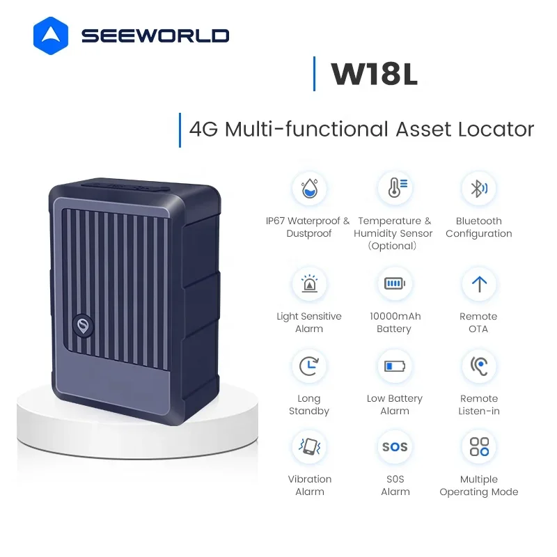 Standby Time IP67 Waterproof Wireless WIFI Smart GPS Tracker Car Locator Magnet Free Asset Management