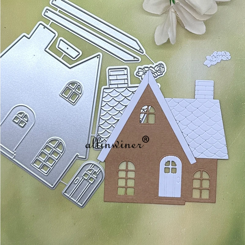 Floral house decoration Metal Cutting Dies Stencils For DIY Scrapbooking Decorative Embossing Handcraft Die Cutting Template