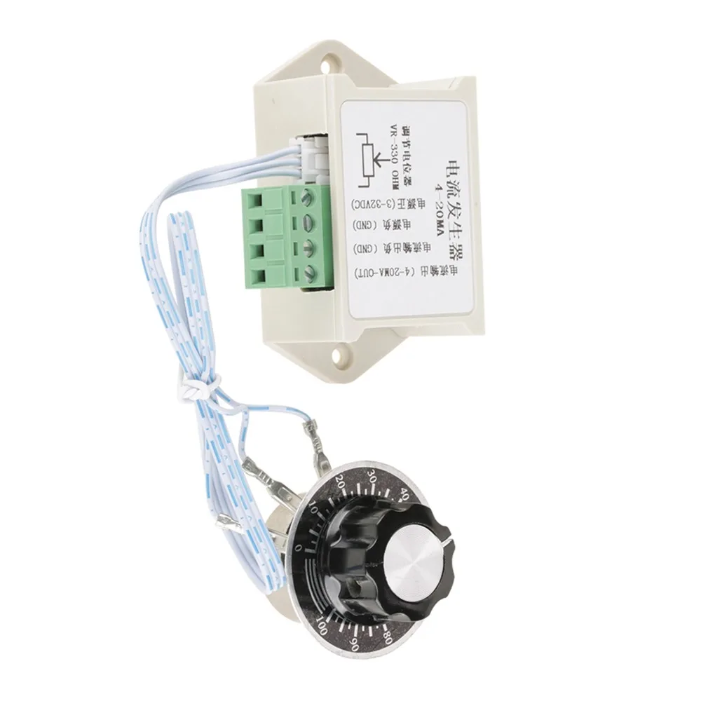 4-20mA مولد إشارة قابل للتعديل الحالي 12-24VDC مولد إشارة التناظرية 73*54*30 مللي متر 4-20mA مولد إشارة #4