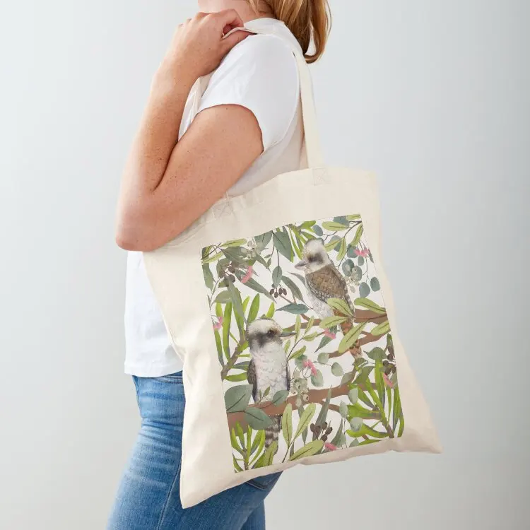 

Australian Kookaburras Tote Bag supermarket folding bag hand bag ladies Women bags handbag
