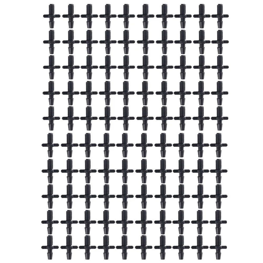 Thread Adapter for 4/7mm PVC Tubing Designed for Irrigation Systems Using Water Barrels or Municipal Supply Lines 100 Piece Pack