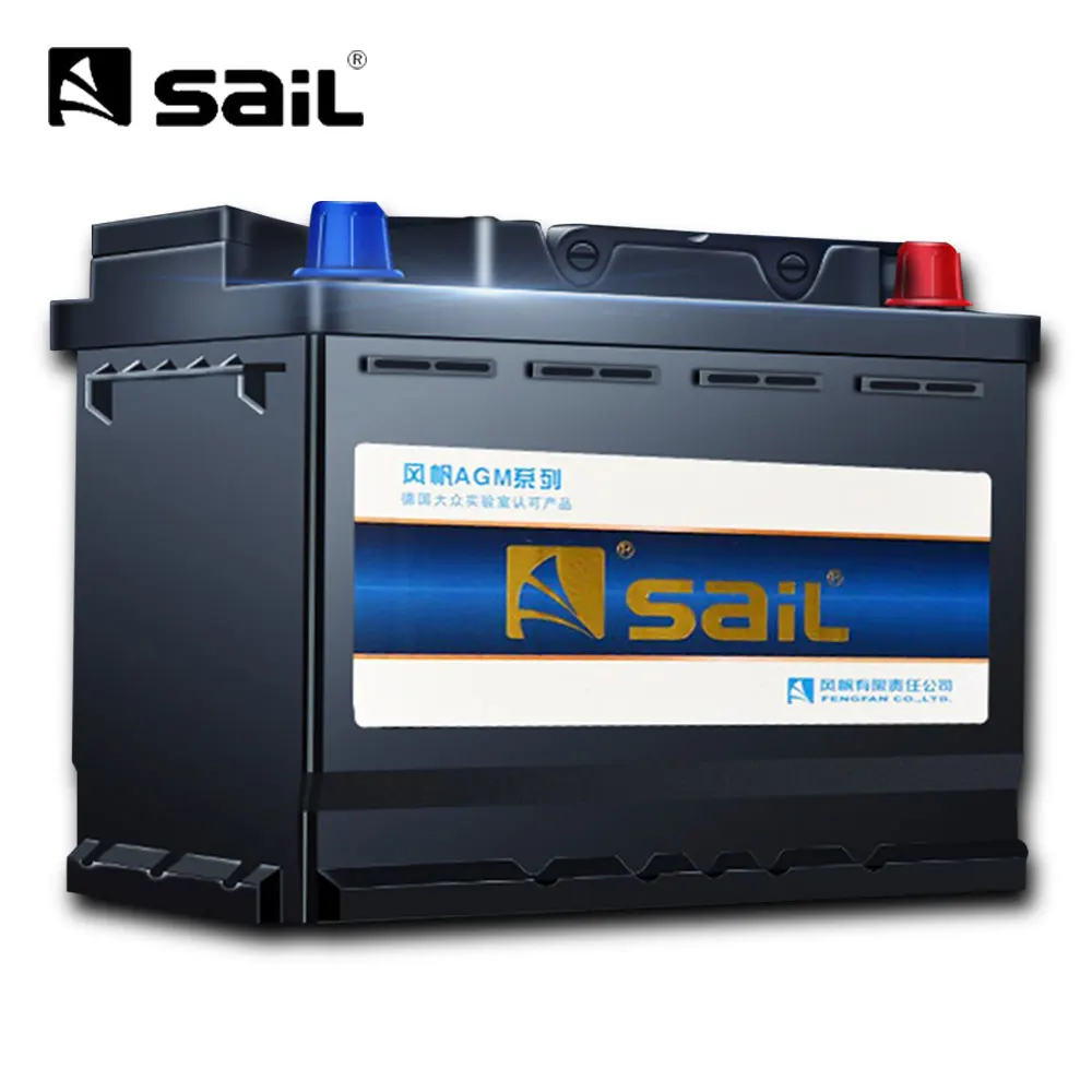 Sail AGM batteria 12V 105Ah batteria a ciclo profondo START-STOP batteria per veicoli batteria per auto automobilistica per BMW Benz Audi Cayenne