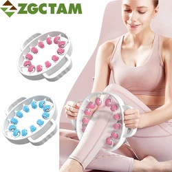 1Pcs Handle Manual Cellulite Massager Roller, Anti Cellulite Massager with Converging& Diverging Roller Technology for Home Yoga
