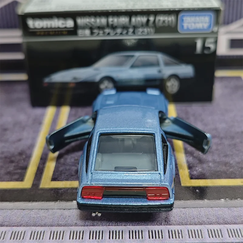 Коллекционная модель автомобиля Takara Tomy Tomica Premium 15 Nissan Fairlady Z Z31, литая под давлением, из металлического сплава, миниатюрная, реалистичная копия, игрушка-подарок