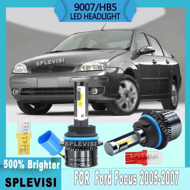 

IP67 Rated Waterproof 36000LM/Pair 9007 Fast Heat Dissipation Premium Night Safety LED HEADLIGHT For Ford Focus 2005 2006 2007