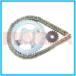 Oil Seal Chain Set / Chain / Large / Small Sprockets for Lifan Lf200-10r/10l/3b/kps/kpt/kpm200