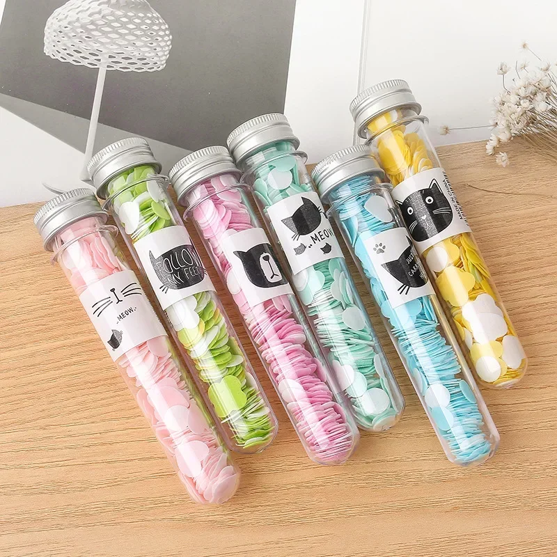 Travel Disposable Paper Tablets Test Tube Bottles Soap Portable Soap Flowers Soap Tablets Random Paper Hand Washing