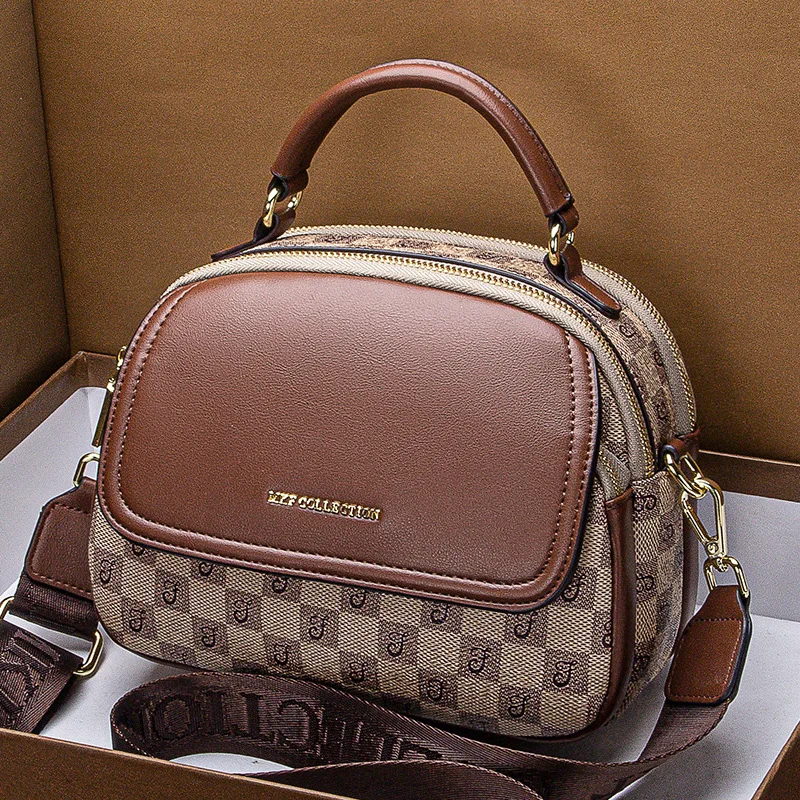 

Famous Designer Women Handbag, Elegant Leather Crossbody Bag, Versatile Ladies Shoulder Tote Messenger