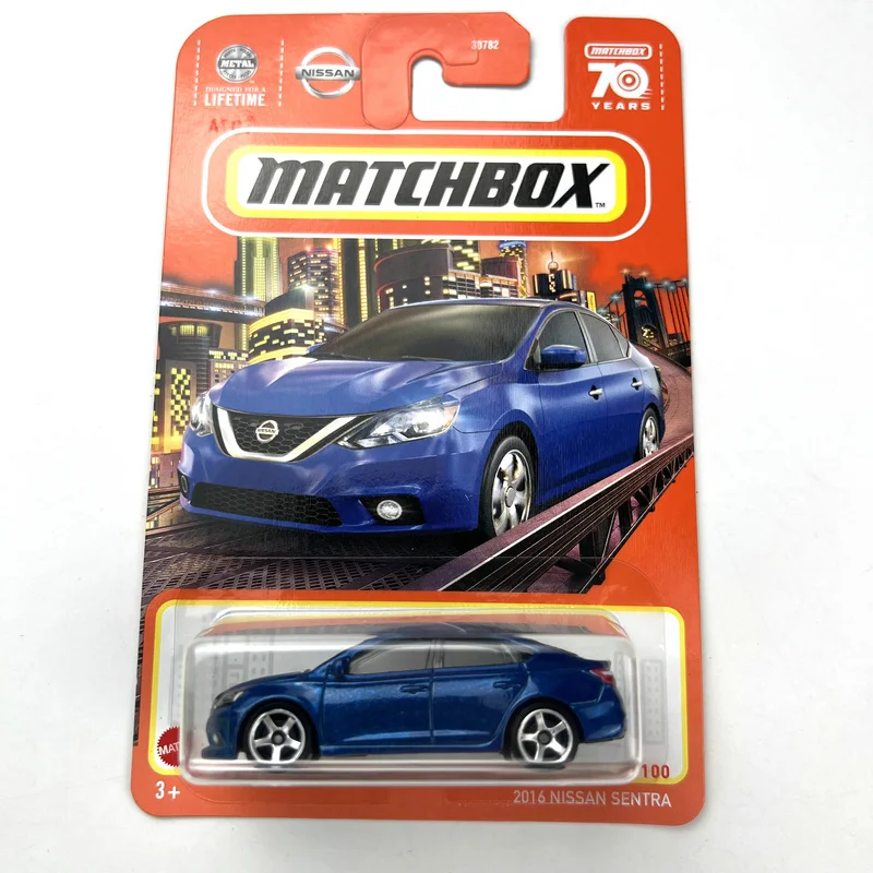 2023 Matchbox Cars 2016 NISSAN SENTRA  1/64 Metal Die-cast Collection Model Car Toy Vehicles