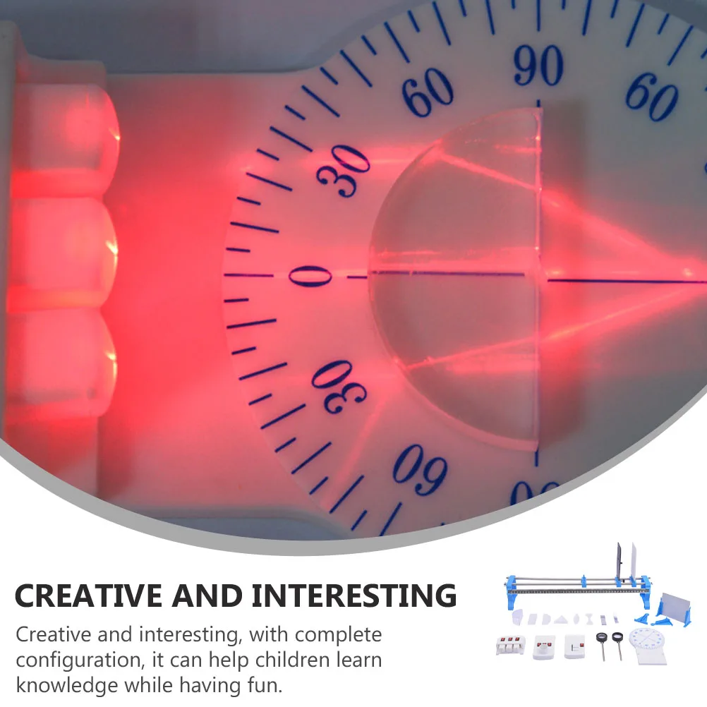 Инструмент для оптического эксперимента, набор для физики, призма, обучающий свет, студенческое образовательное практическое учебное пособие с полной конфигурацией Инструмент для оптического эксперимента, набор для физики, призма, обучающий свет, студенческое образовательное практическое учебное пособие с полной конфигурацией