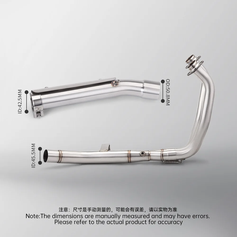 For Yamaha Tenere 700 2019-2025 T7 T700 XTZ 700 Escape Motorcycle Exhaust System Header Middie Link Pipe Muffler 51MM Slip-On view 2