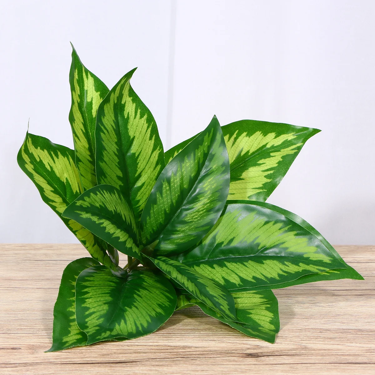 

6pcs Artificial Plant Leaves High Simulation Tropical Green Faux Monstera Leaf For Home Office Cafe Decor Tropical Leaves