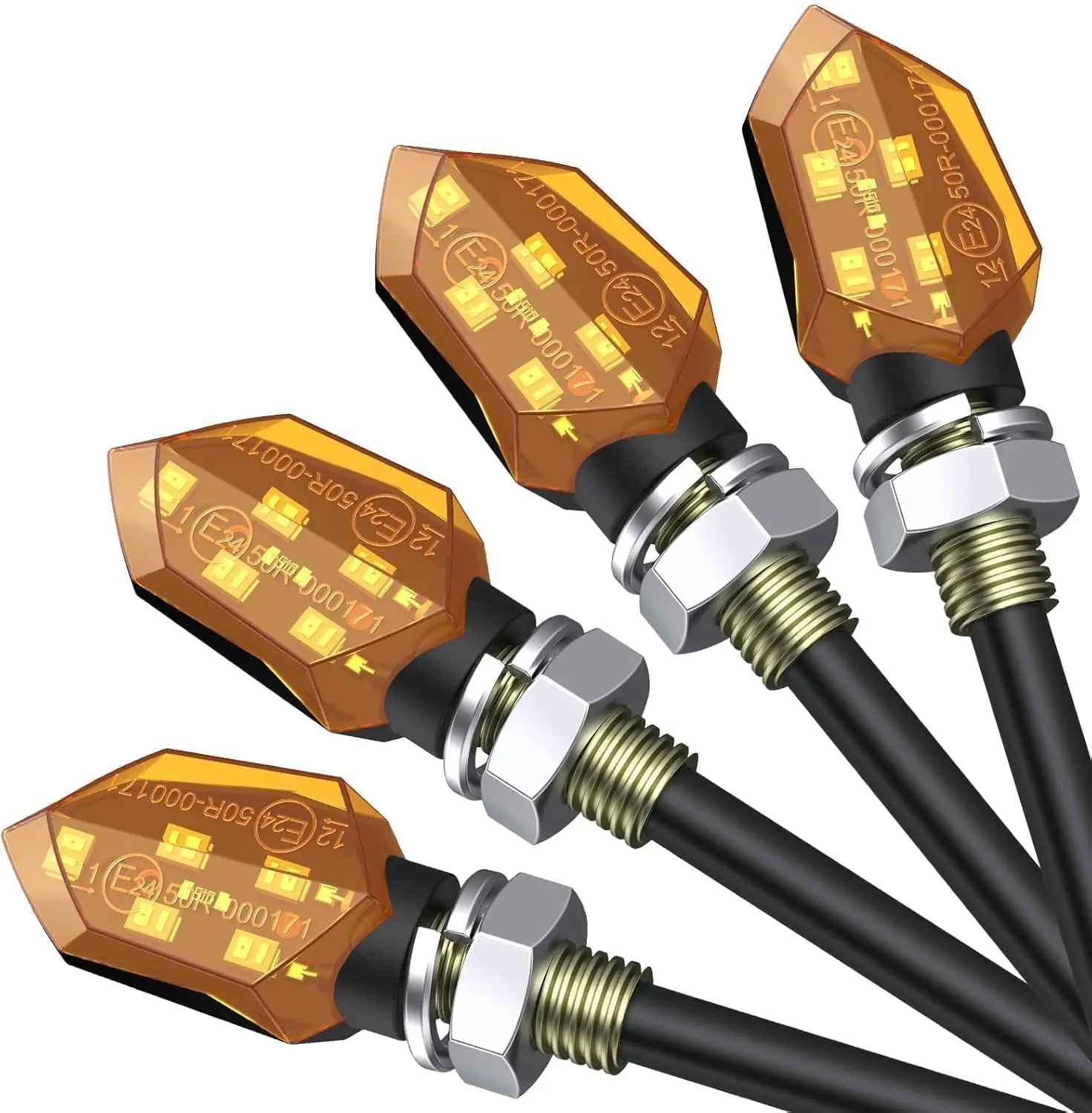 4PCS 5Leds Motorcyc…