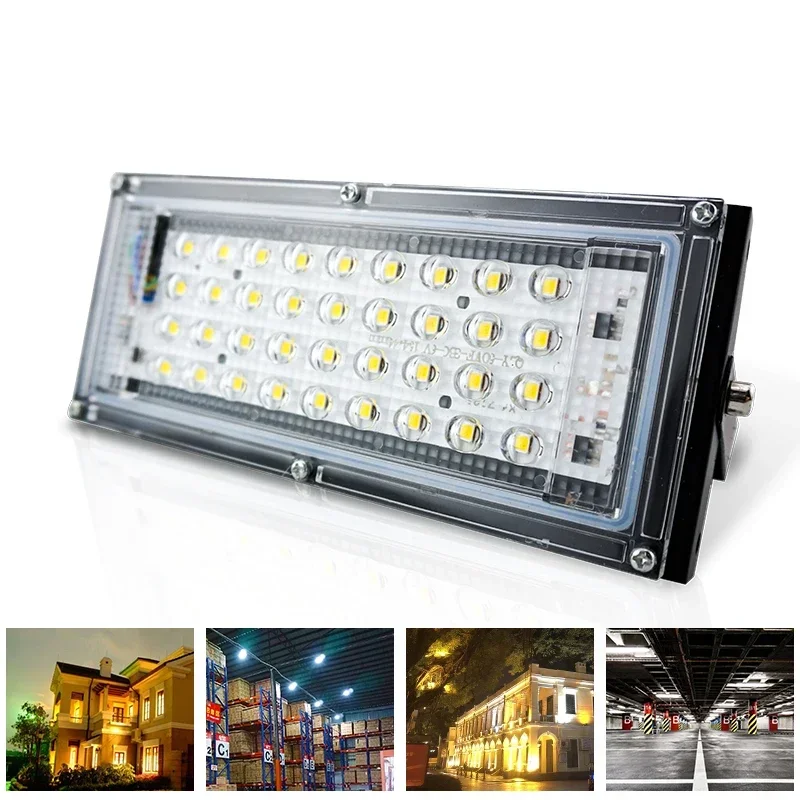 LED Floodlight Bulb 30W AC 220V 230V 240V Warm White Lamp Flood Light Spotlight Outdoor Waterproof for Street Garden Square