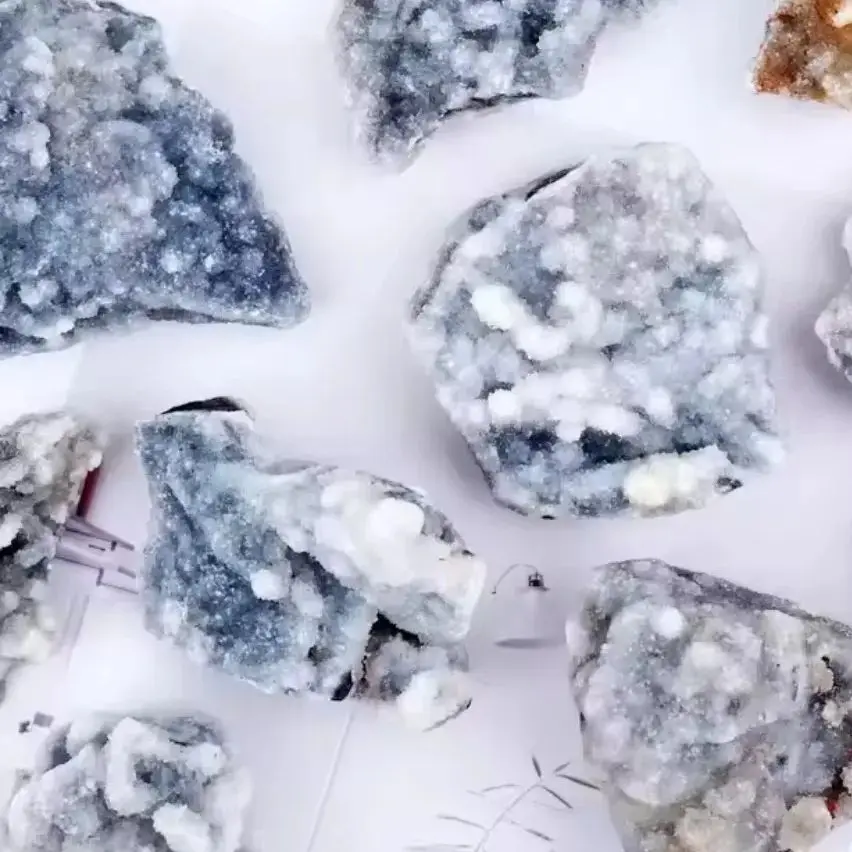 Natural Druzy Sphalerite Clustere Geode Raw Crystal Complex Crystal Structure Meditation Spiritual Gem for Home Decor Collection