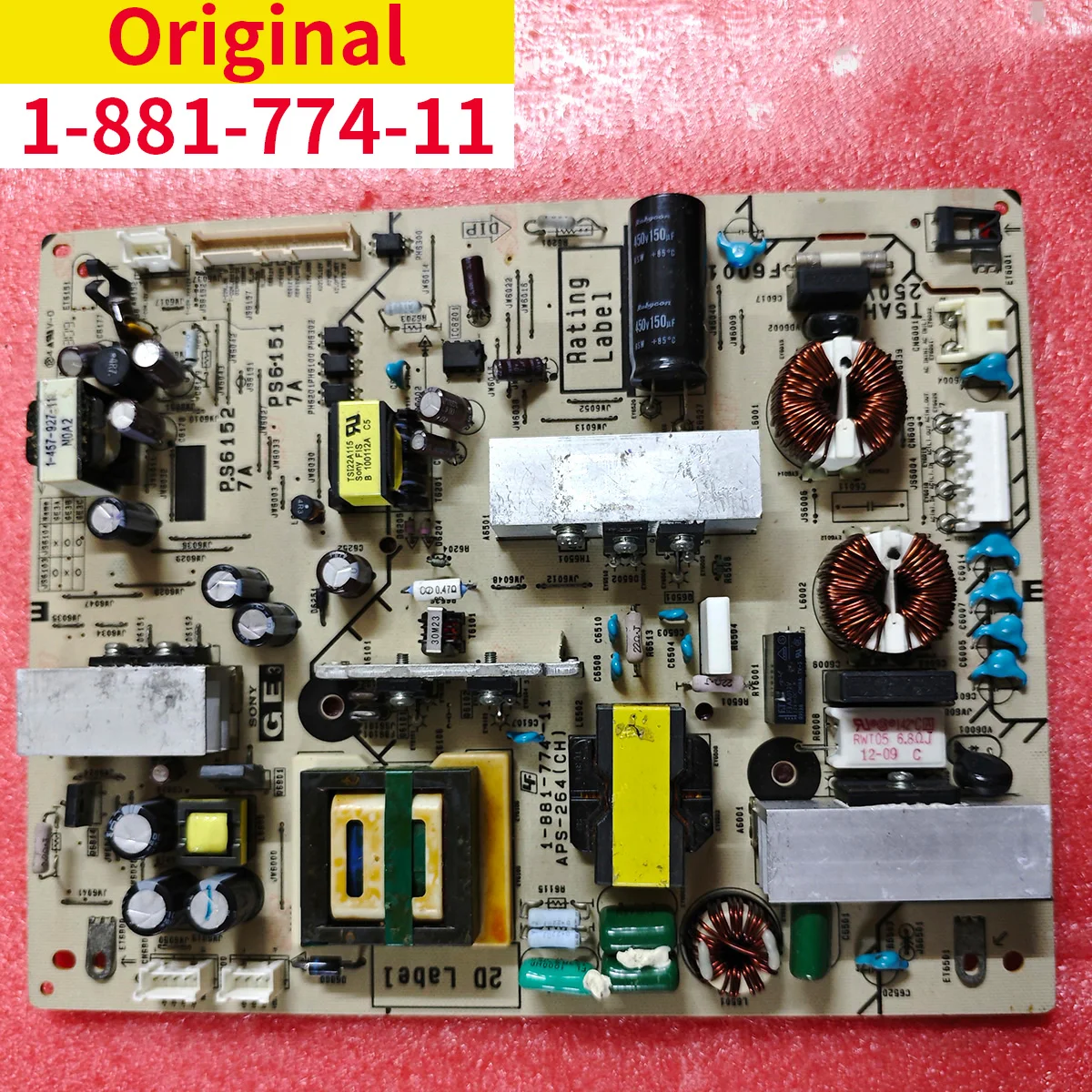 

for KLV-40EX600 LCD power board 1-881-774-11 APS-264（CH）