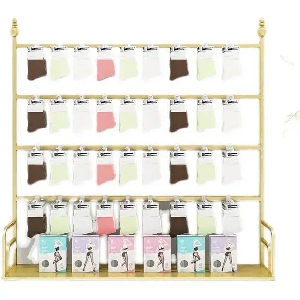 

Магазин одежды, стойка для носков, витрина торгового центра, шелковые чулки, настенное многофункциональное нижнее белье в коробке, пол