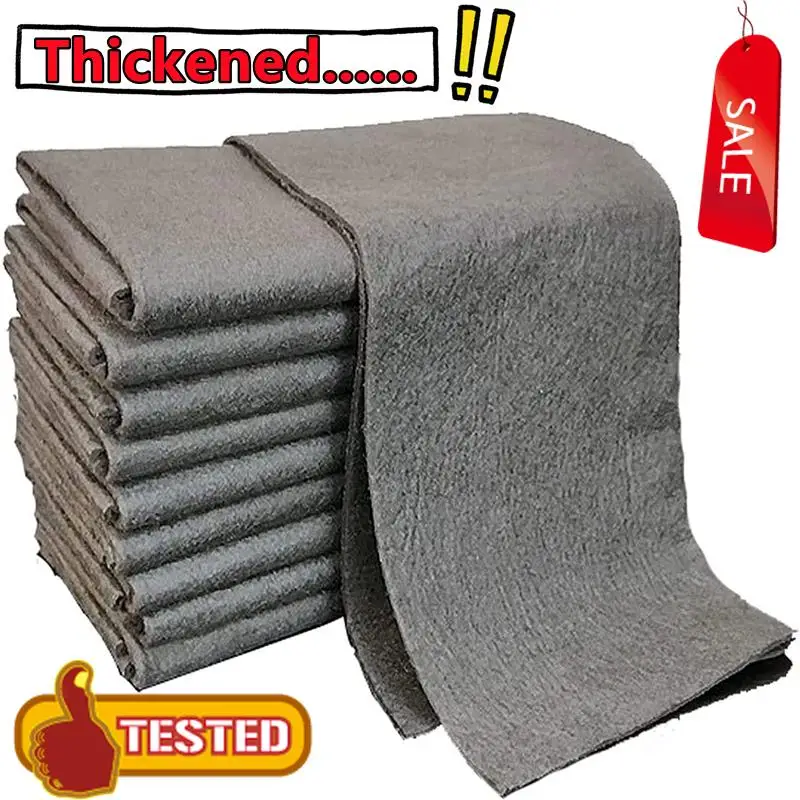 1/3/5/10PCS Thickened Magic Cleaning Glass Cloth Reusable Microfiber Cleaning Cloth All-Purpose Towels for Windows Mirror Car