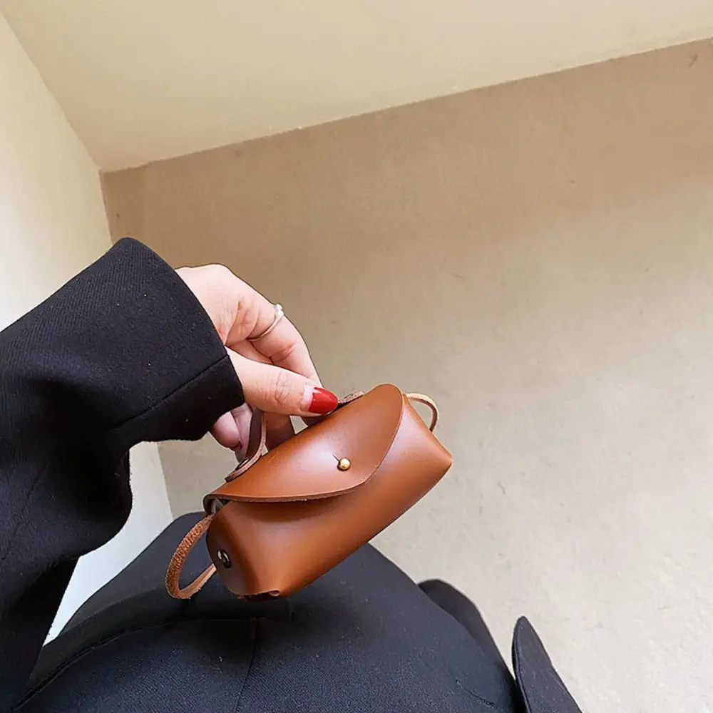Mode PU Leder Mini Umhängetasche Einfarbig Kleine Kinder Umhängetasche Horizontale Geldbörse – Detail 8