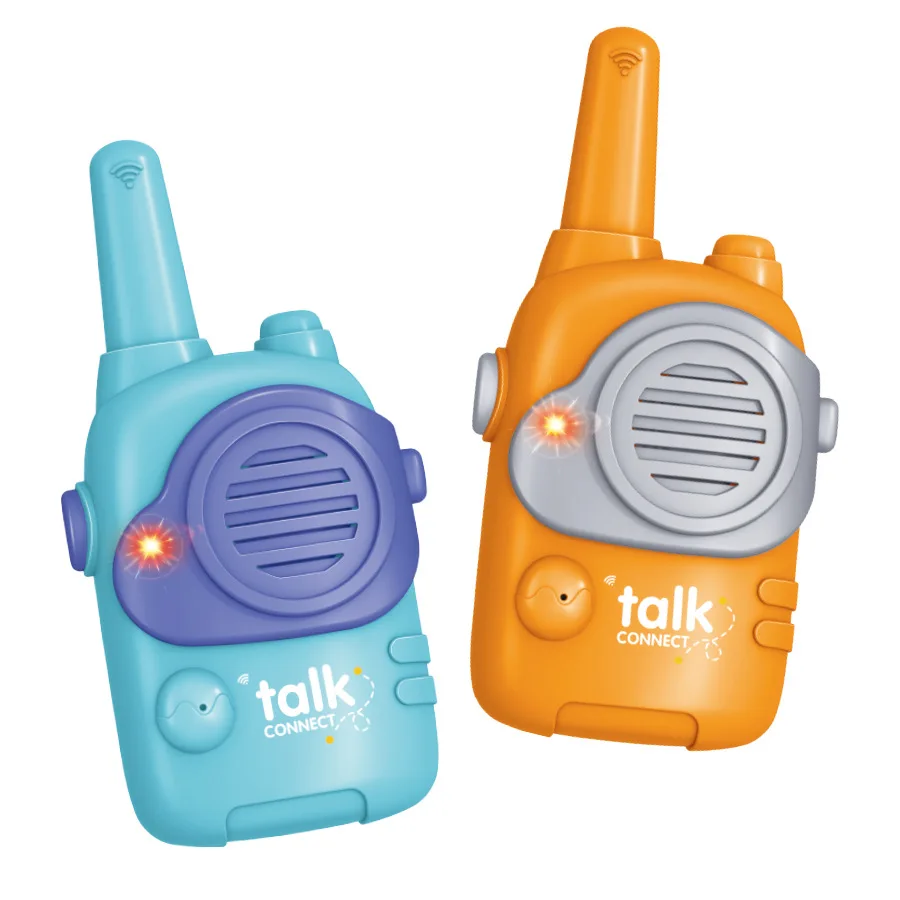 Casa de brincar para crianças, walkie-talkie de brinquedo ao ar livre, novo intercomunicador de chamada sem fio com um botão para interação pai-filho