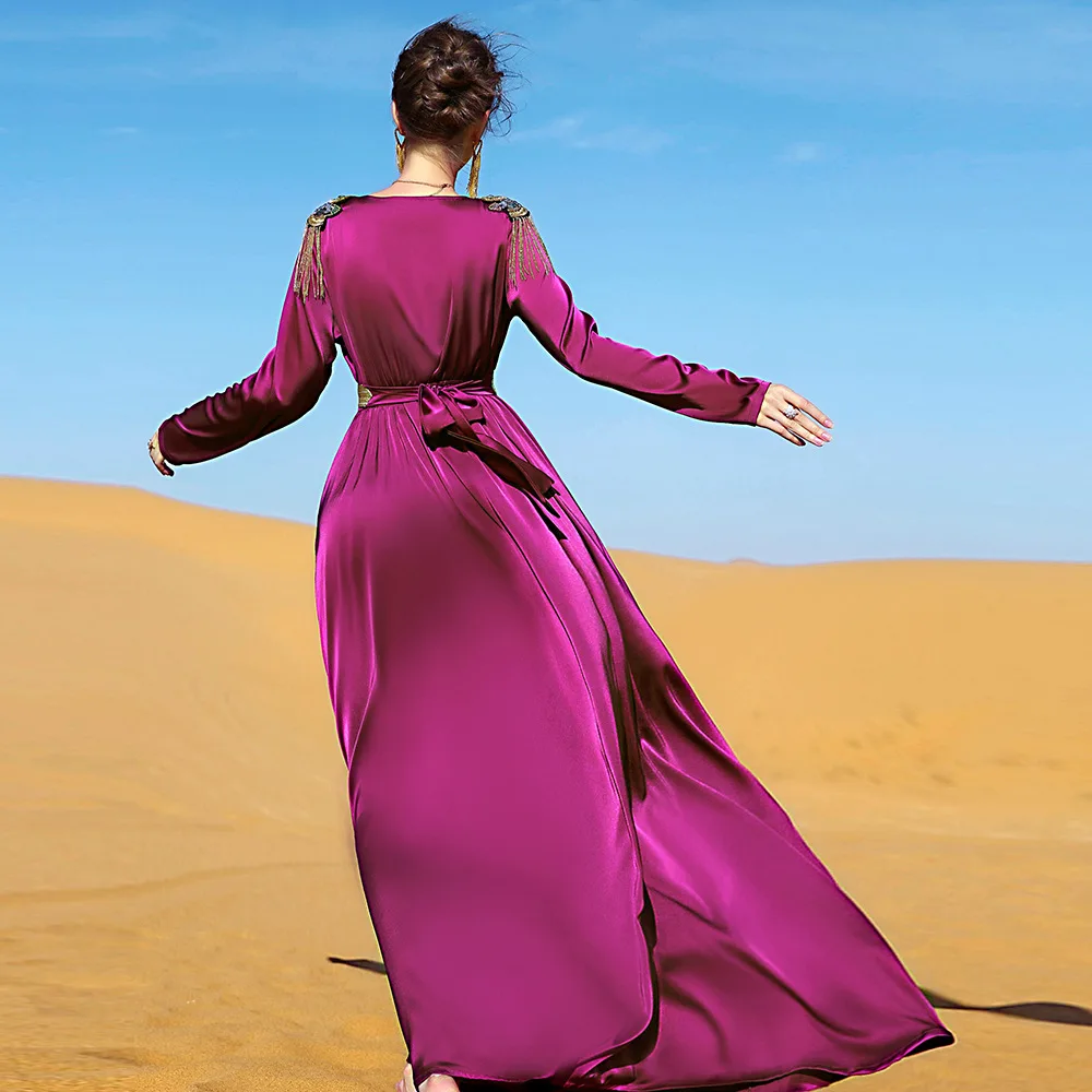 Ramadan Abaya Eid Ramadan Muslim Women Dress Dubai Party Turkey Kaftan Moroccan Robe African Maxi Dress Formal Evening Gown Arab