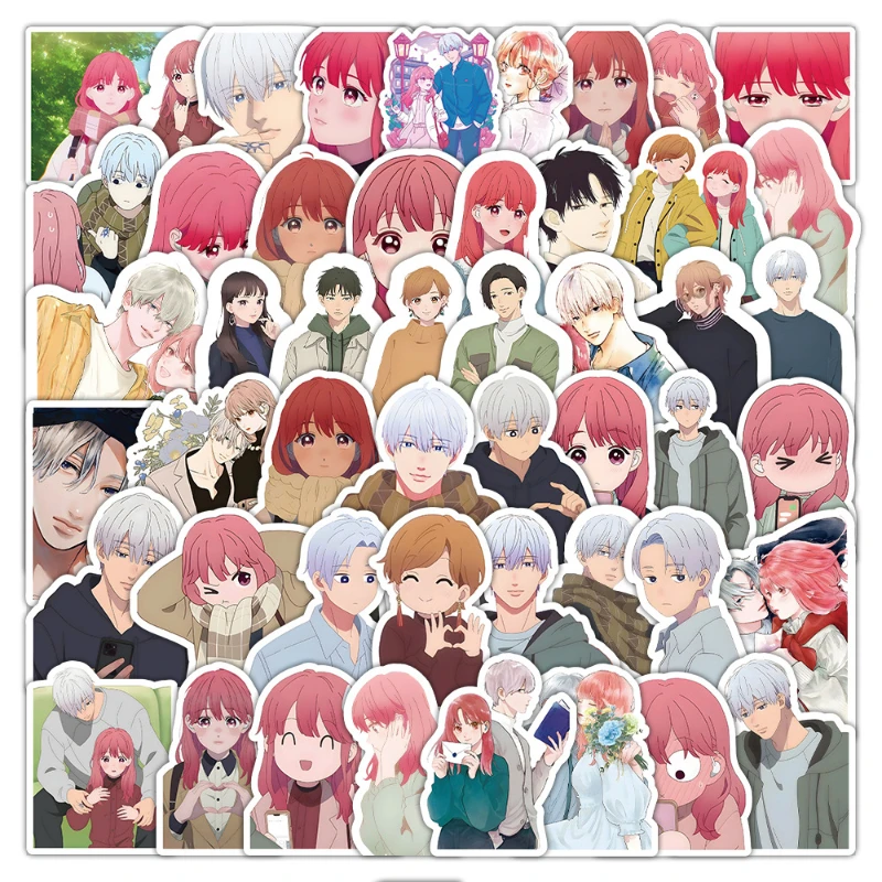 53/30/10PCS Snowspring Popular Anime Peripheral Stickers Comics Cute Notebook Water Cup Desktop Decoration Waterproof Stickers