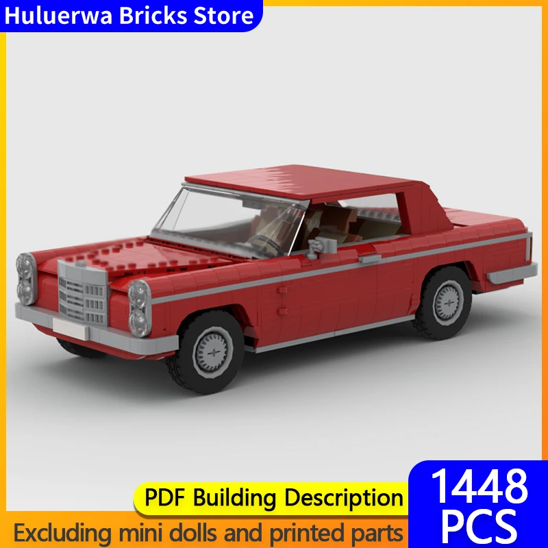 

Speed Hypercar Model MOC Building Bricks Midsize Luxury Sedan Modular Technology Gifts Holiday Assemble Children Toys Suit