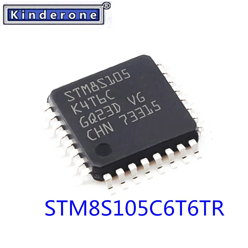 1-100PCS  STM8S105C6T6TR  STM8S105 C6T6TR STM 8S105  STM 8S105C6T6TR  LQFP-48 100% New Original