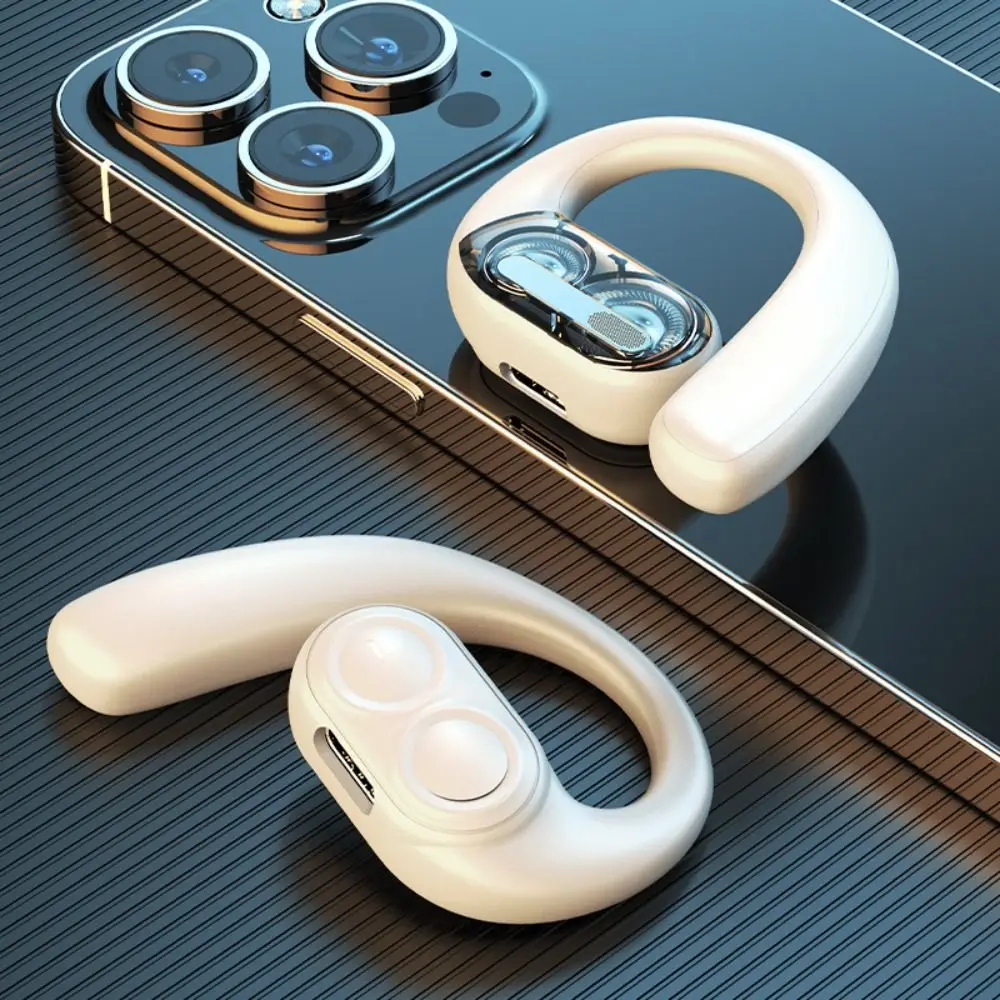 IPX7 Waterproof Wireless Bluetooth Earphone Full Open Bluetooth 5.4 Air Conduction Headphones Low Latency Long Endurance