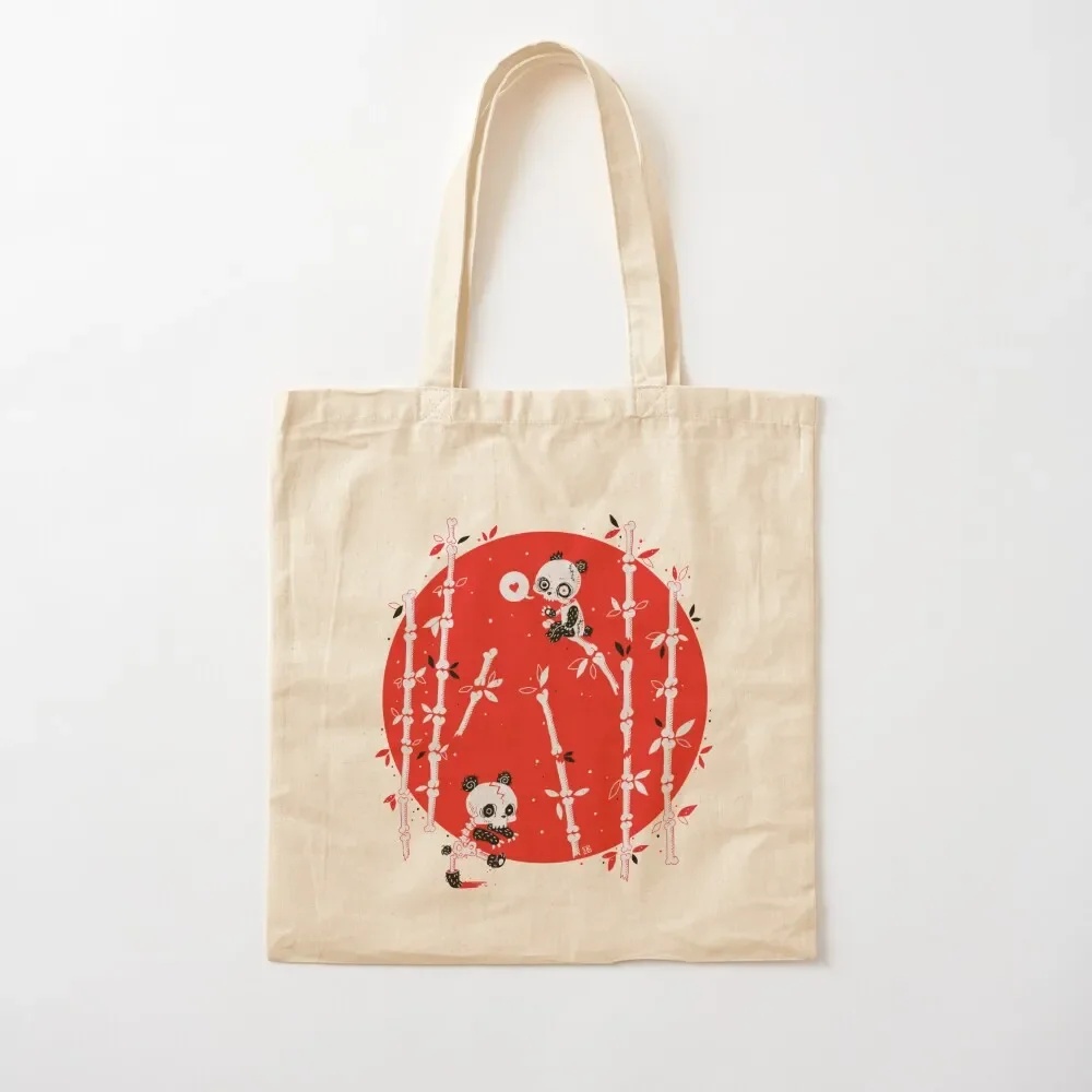 

Zombie Pandas Tote Bag bag for beach custom fabric bag canvas tote