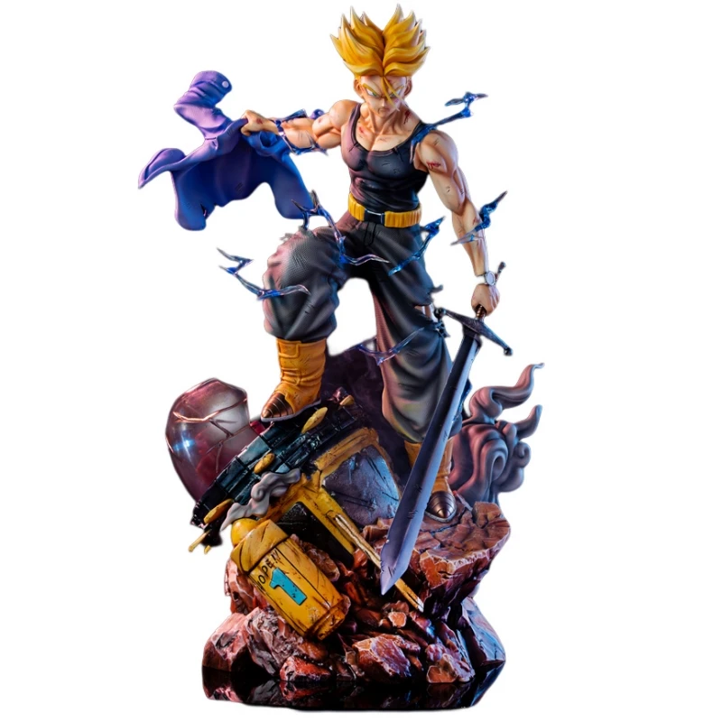 

1/4 57Ccm Dim Model Studio Gk Dragon Ball Z Time Machine Future Trunks Anime Action Figure Statue Ornament Model Garage Kit Toys