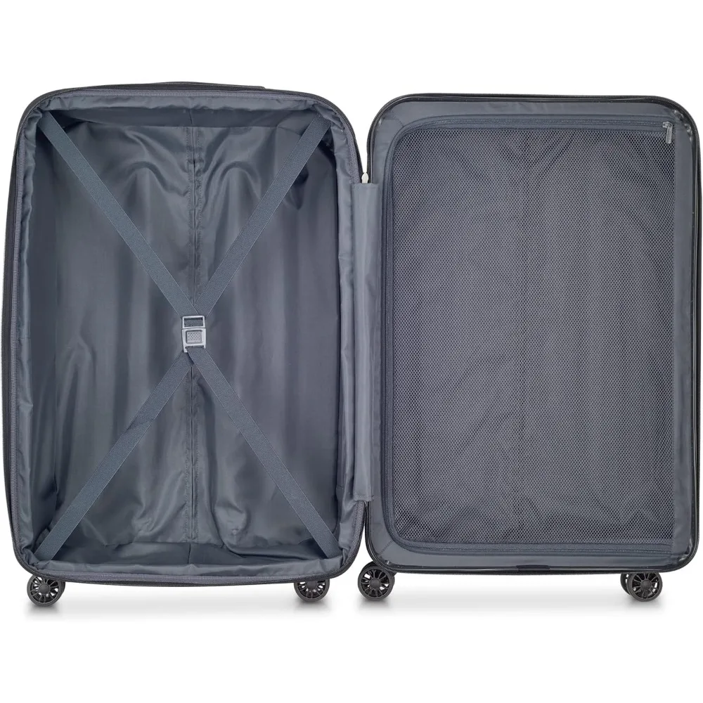DELSEY PARIS Bagagli espandibili Helium Aero Hardside con ruote girevoli, titanio, set da 2 pezzi (19/24)