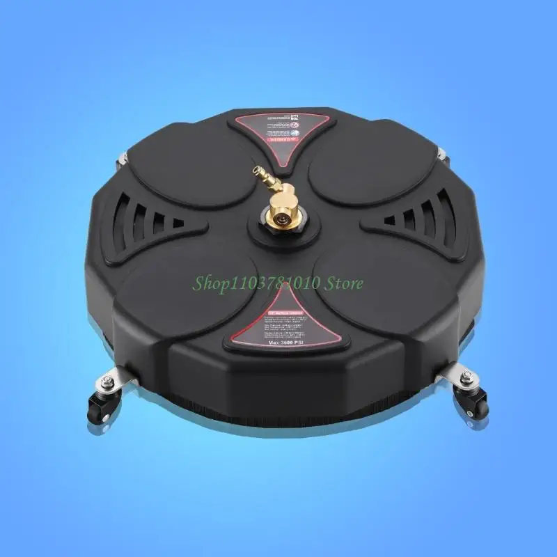 U55D Surfaces Cleaner For Pressure Washer 3600psi Triple Wheel Design Large Area Cleaning