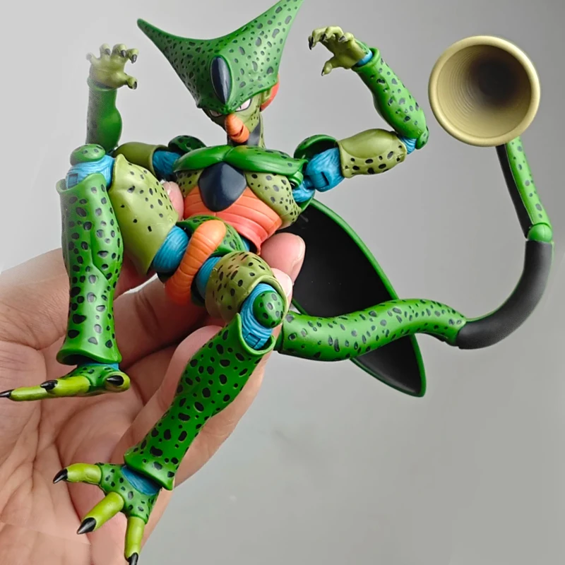

1/12 SHF Dragon Ball Z Cell First Form, in Stock Full Action Figure Model, PVC Collectible Toy, Holiday Gift