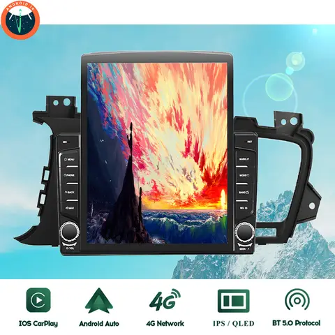 8G + 128G 안드로이드 14.0 차량용 라디오 스테레오 멀티미디어 비디오 DVD 플레이어 Kia K5/OPTIMA 2010 - 2015 네비게이션 GPS 4G Lte WIFI RDS