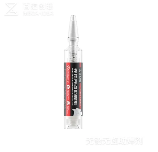 QIANLI MEGA-IDEA 10ml Flux for Repair Welding of Lead-Free and Halogen-free Electric Soldering Iron Push on Design repair tool