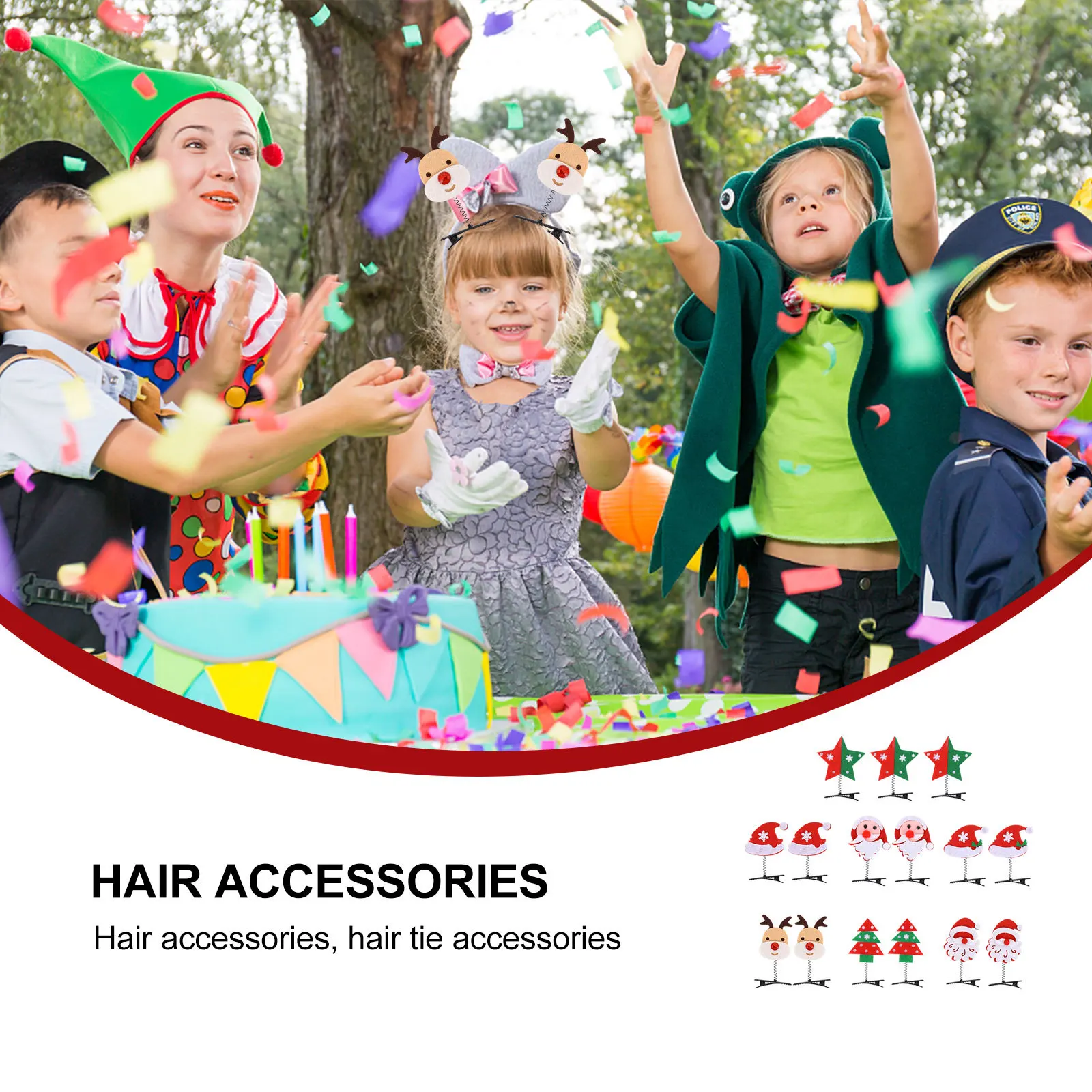 

15Pcs Christmas Antler Hairpins Mini Hair Clip Xmas Barrette Party Hair Accessory for Holiday Carnival Antler Hairpins