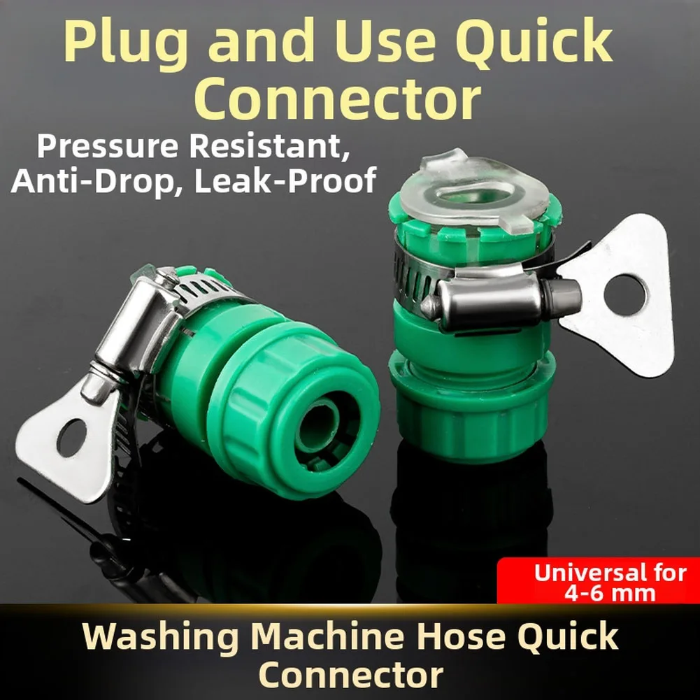 Washing Machine Faucet Connector for 1/2 inch and 3/4 inch Water Hoses Flexible For General Purpose Hose Adapter