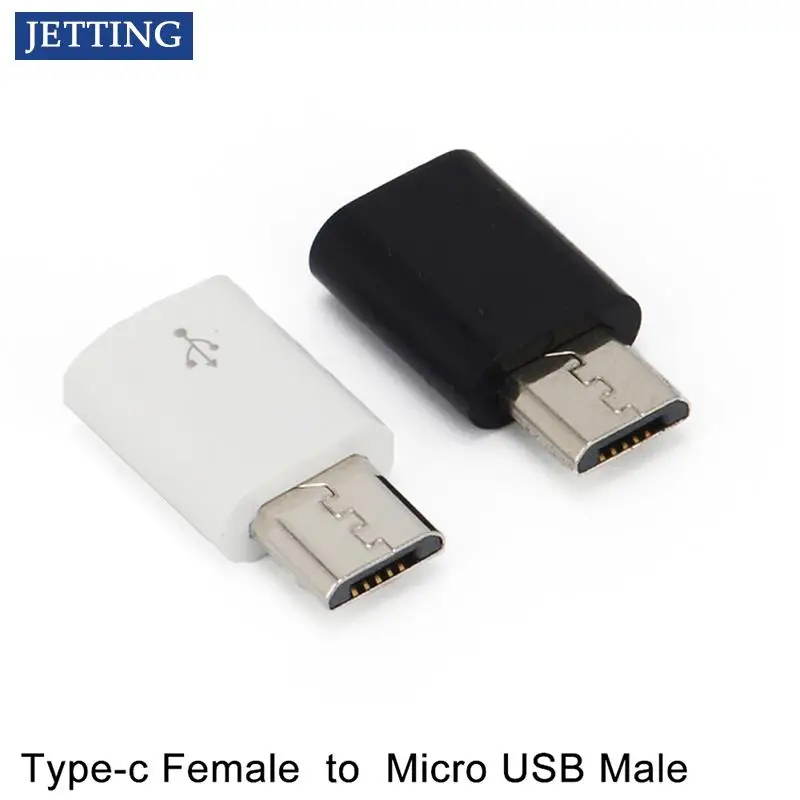 1pc Type C Female To Micro USB Male Adapter Converter Connector