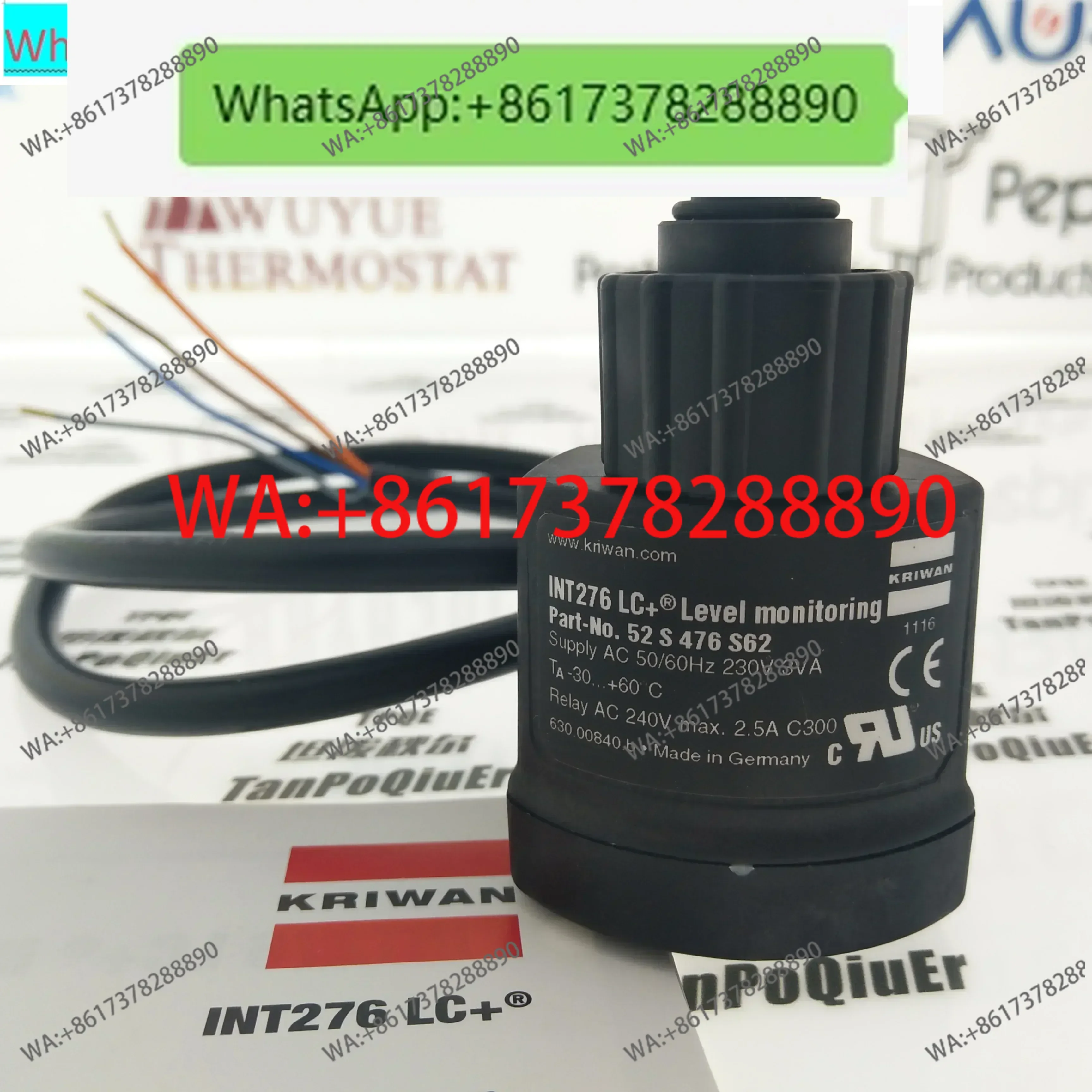 KRIWAN original liquid level monitoring   INT276 LC + 52S476S62 oil pressure difference switch