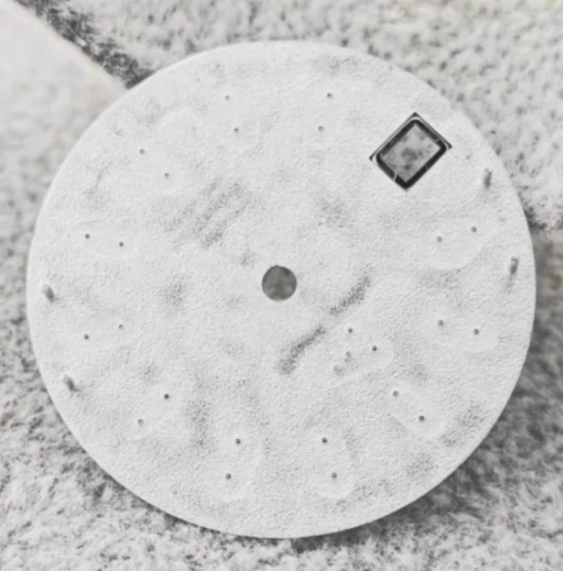 Quadrante NH35 da 28,5 mm quadrante grigio carbonio linea nera con motivi fti Giappone NH35 movimento meccanico automatico watchmods possono personalizzare il logo