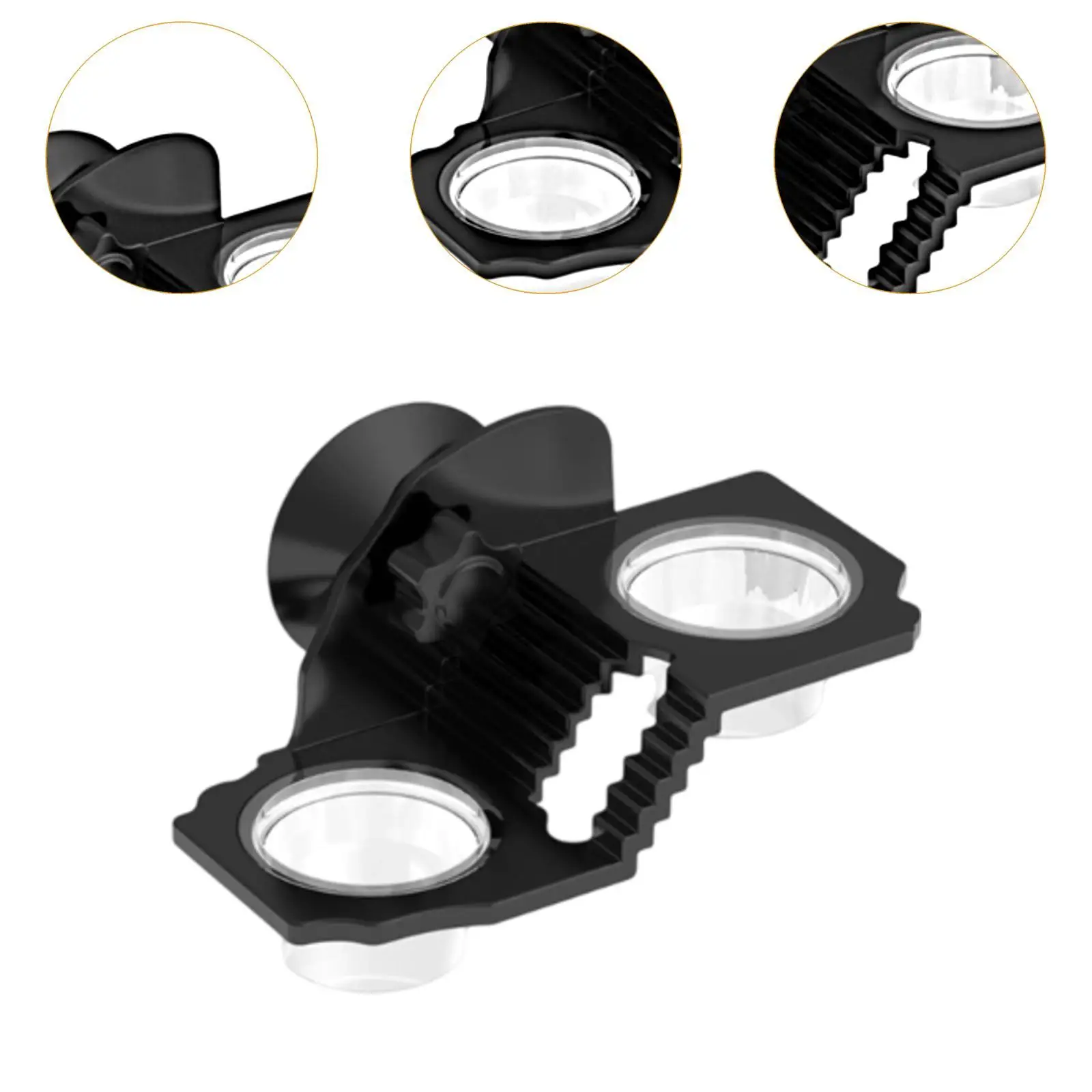 Reptile Feeder with Suction Cup Food Feeding Dispenser Convenient Functional Lightweight Feeding Cup for Frog Small Pet Gecko