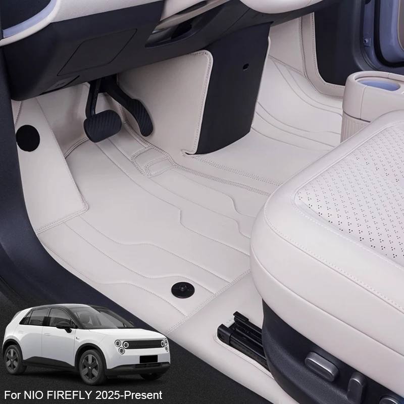 

Custom Nappa Leather Anti-Slip Car Foot Protect Mat For NIO FIREFLY 2025-Present Luxury Waterproof Floor Pad Interior Accessory